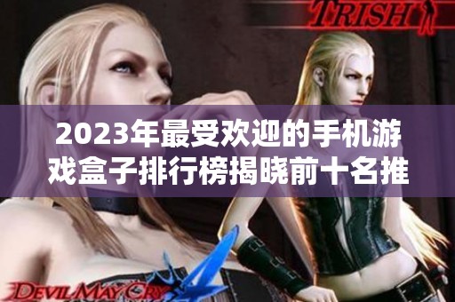 2023年最受欢迎的手机游戏盒子排行榜揭晓前十名推荐使用详解