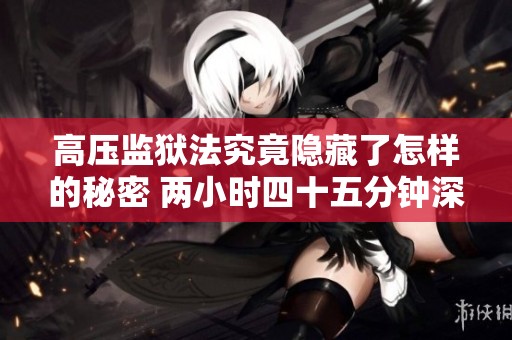 高压监狱法究竟隐藏了怎样的秘密 两小时四十五分钟深度解析