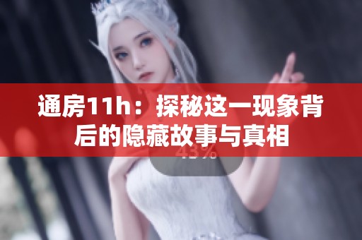 通房11h：探秘这一现象背后的隐藏故事与真相