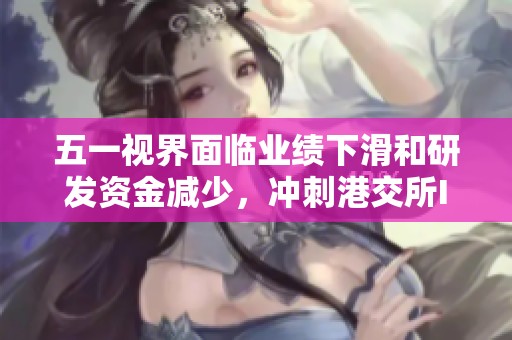 五一视界面临业绩下滑和研发资金减少，冲刺港交所IPO前景堪忧