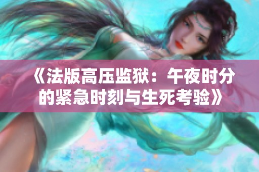 《法版高压监狱：午夜时分的紧急时刻与生死考验》