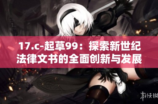 17.c-起草99：探索新世纪法律文书的全面创新与发展