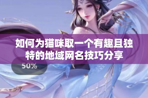 如何为猫咪取一个有趣且独特的地域网名技巧分享