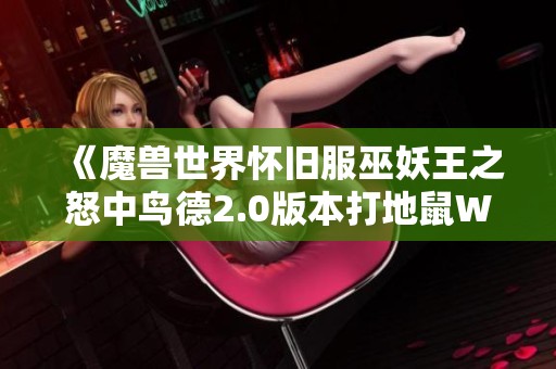 《魔兽世界怀旧服巫妖王之怒中鸟德2.0版本打地鼠WA实战表现详解与攻略分享》