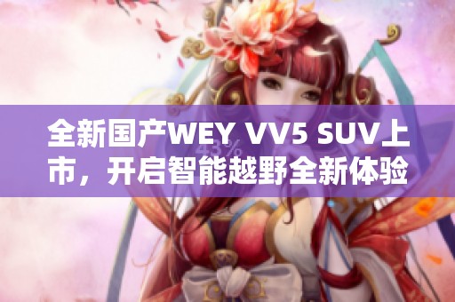 全新国产WEY VV5 SUV上市，开启智能越野全新体验