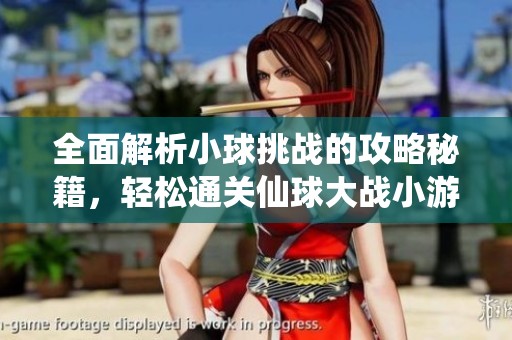 全面解析小球挑战的攻略秘籍，轻松通关仙球大战小游戏的技巧分享