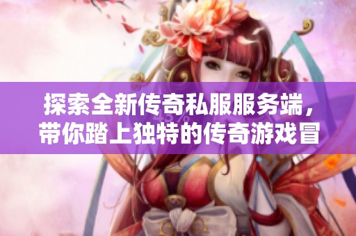 探索全新传奇私服服务端，带你踏上独特的传奇游戏冒险之旅