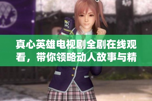 真心英雄电视剧全剧在线观看，带你领略动人故事与精彩演绎