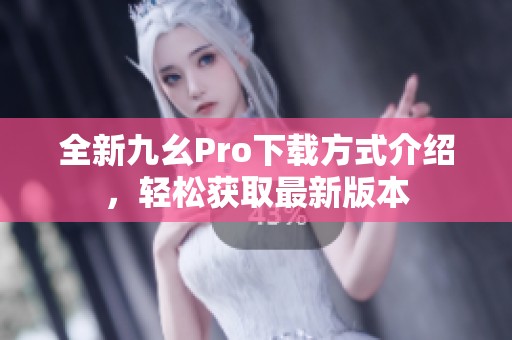 全新九幺Pro下载方式介绍，轻松获取最新版本