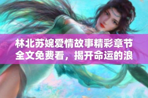 林北苏婉爱情故事精彩章节全文免费看，揭开命运的浪潮