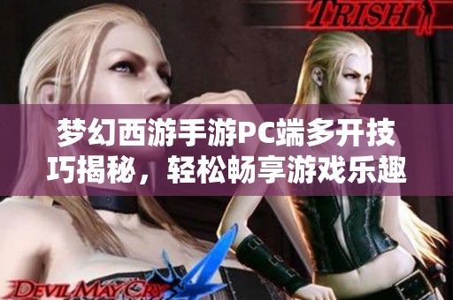 梦幻西游手游PC端多开技巧揭秘，轻松畅享游戏乐趣的最佳方法