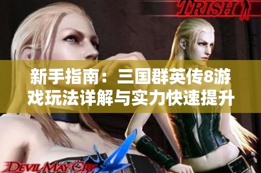 新手指南：三国群英传8游戏玩法详解与实力快速提升技巧分享