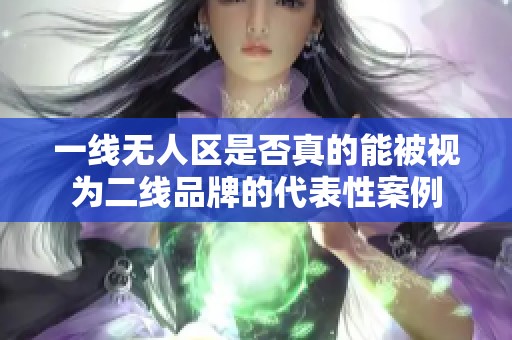 一线无人区是否真的能被视为二线品牌的代表性案例
