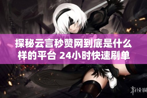 探秘云言秒赞网到底是什么样的平台 24小时快速刷单功能解析