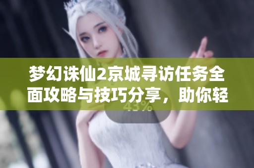 梦幻诛仙2京城寻访任务全面攻略与技巧分享，助你轻松完成任务挑战