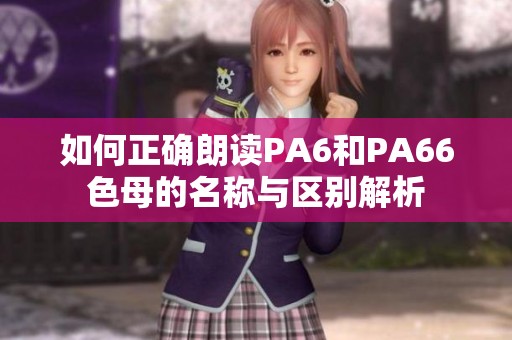 如何正确朗读PA6和PA66色母的名称与区别解析