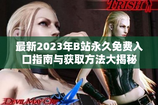 最新2023年B站永久免费入口指南与获取方法大揭秘