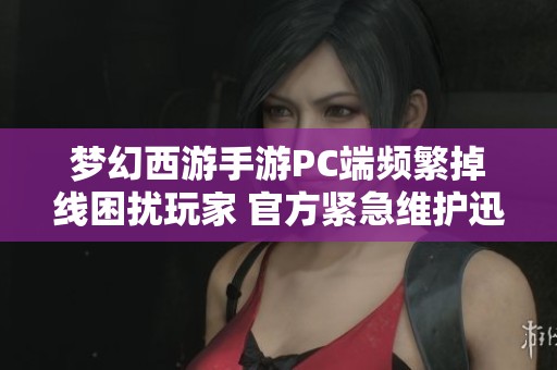 梦幻西游手游PC端频繁掉线困扰玩家 官方紧急维护迅速应对问题