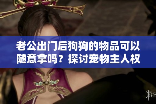 老公出门后狗狗的物品可以随意拿吗？探讨宠物主人权利与责任
