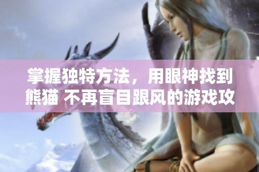 掌握独特方法，用眼神找到熊猫 不再盲目跟风的游戏攻略分享