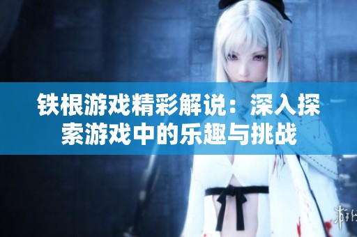 铁根游戏精彩解说：深入探索游戏中的乐趣与挑战
