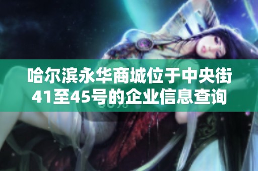 哈尔滨永华商城位于中央街41至45号的企业信息查询与分析指南