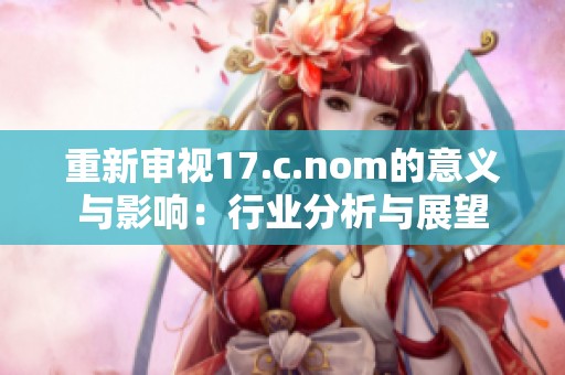 重新审视17.c.nom的意义与影响：行业分析与展望