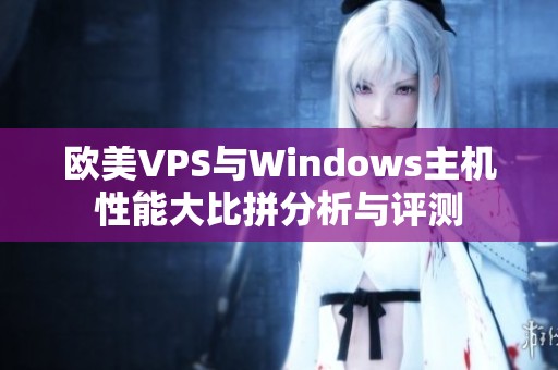 欧美VPS与Windows主机性能大比拼分析与评测