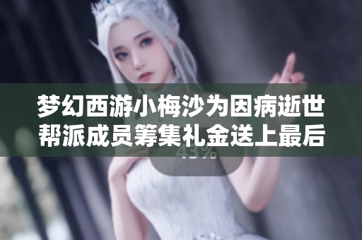 梦幻西游小梅沙为因病逝世帮派成员筹集礼金送上最后的敬意与祝福