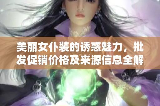 美丽女仆装的诱惑魅力，批发促销价格及来源信息全解析