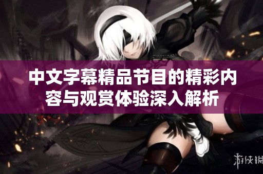 中文字幕精品节目的精彩内容与观赏体验深入解析