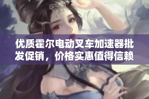 优质霍尔电动叉车加速器批发促销，价格实惠值得信赖