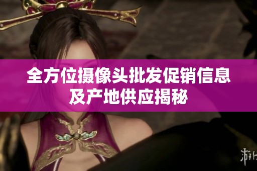 全方位摄像头批发促销信息及产地供应揭秘
