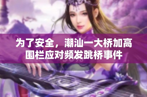 为了安全，潮汕一大桥加高围栏应对频发跳桥事件