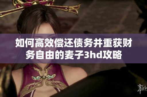 如何高效偿还债务并重获财务自由的麦子3hd攻略
