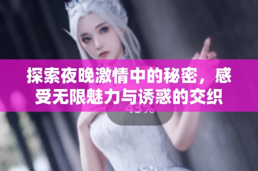 探索夜晚激情中的秘密，感受无限魅力与诱惑的交织
