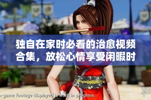 独自在家时必看的治愈视频合集，放松心情享受闲暇时光