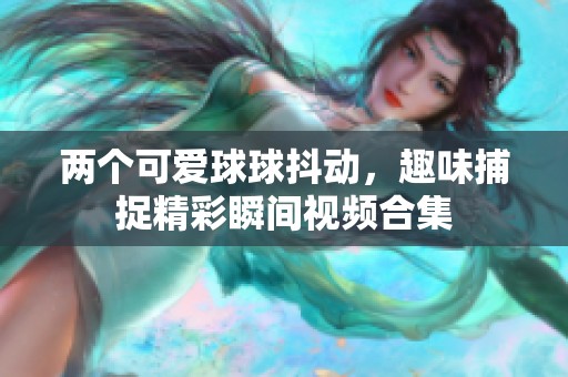 两个可爱球球抖动，趣味捕捉精彩瞬间视频合集