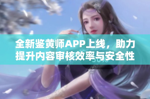 全新鉴黄师APP上线，助力提升内容审核效率与安全性