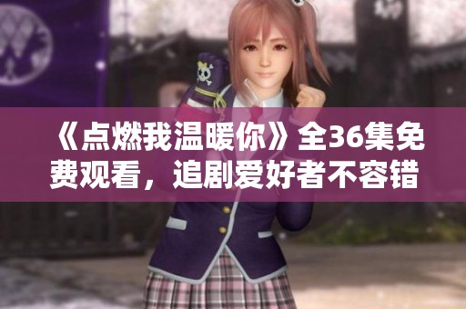 《点燃我温暖你》全36集免费观看，追剧爱好者不容错过的精彩剧集