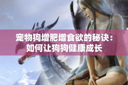 宠物狗增肥增食欲的秘诀：如何让狗狗健康成长