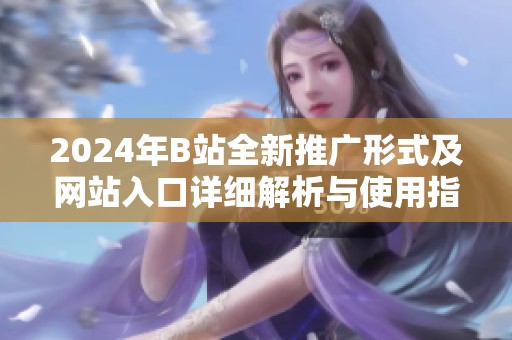 2024年B站全新推广形式及网站入口详细解析与使用指南