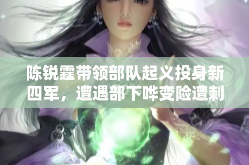 陈锐霆带领部队起义投身新四军，遭遇部下哗变险遭刺杀事件揭秘