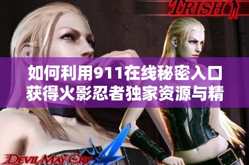 如何利用911在线秘密入口获得火影忍者独家资源与精彩内容？