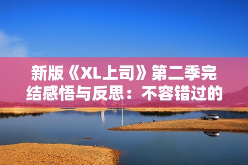 新版《XL上司》第二季完结感悟与反思：不容错过的职场启示