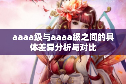 aaaa级与aaaa级之间的具体差异分析与对比