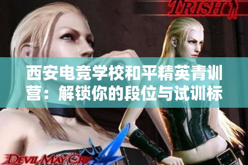 西安电竞学校和平精英青训营：解锁你的段位与试训标准的匹配性