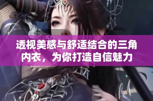 透视美感与舒适结合的三角内衣，为你打造自信魅力