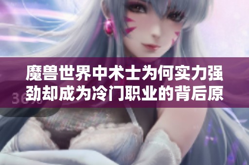 魔兽世界中术士为何实力强劲却成为冷门职业的背后原因分析