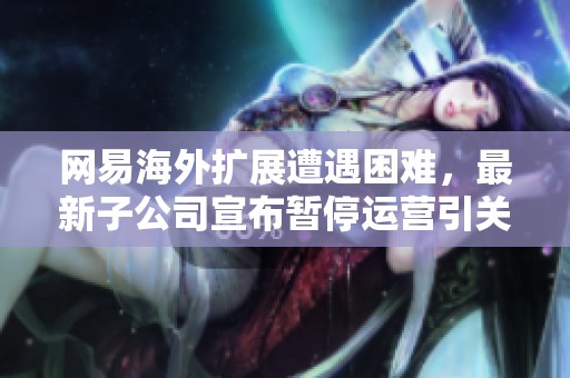 网易海外扩展遭遇困难，最新子公司宣布暂停运营引关注